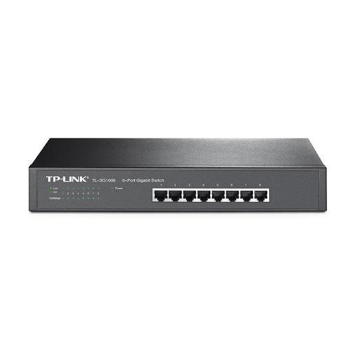 TP Link TL SG1008 8 Port Gigabit Desktop Switch price in hyderabad, telangana, nellore, vizag, bangalore