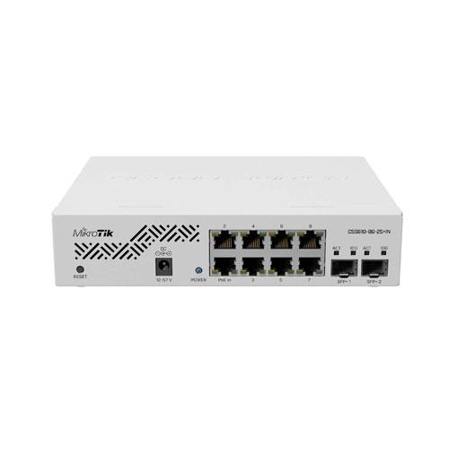 MikroTik CSS610 8G 2S Plus IN Ethernet Switch Price in chennai, tamilandu, Hyderabad, telangana