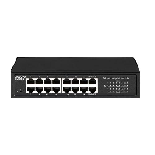 Aadona DUS 16G Non POE Network Switch price in hyderabad, telangana, nellore, vizag, bangalore
