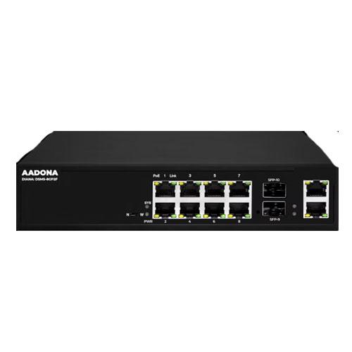 Aadona DSMS 8GP2F Ethernet Switch price in hyderabad, telangana, nellore, vizag, bangalore