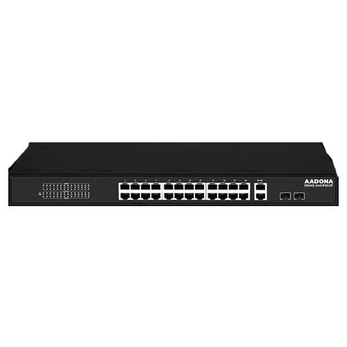 Aadona DSMS 24GP 2G 2F POE Ethernet Switch Price in chennai, tamilandu, Hyderabad, telangana