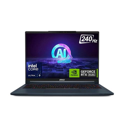 MSI Stealth 16 Al Studio A1VGG057IN Ultra 9 Processor Laptop Store in chennai, hyderabad MSI Stealth 16 Al Studio A1VGG057IN Ultra 9 Processor Laptop price in hyderabad, telangana, nellore, vizag, bangalore