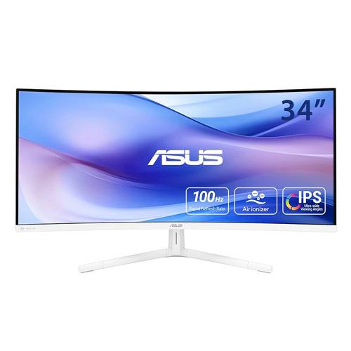 Asus VU34WCIPW WQHD VA Panel USB C 34 inch Monitor price in hyderabad, telangana, nellore, vizag, bangalore
