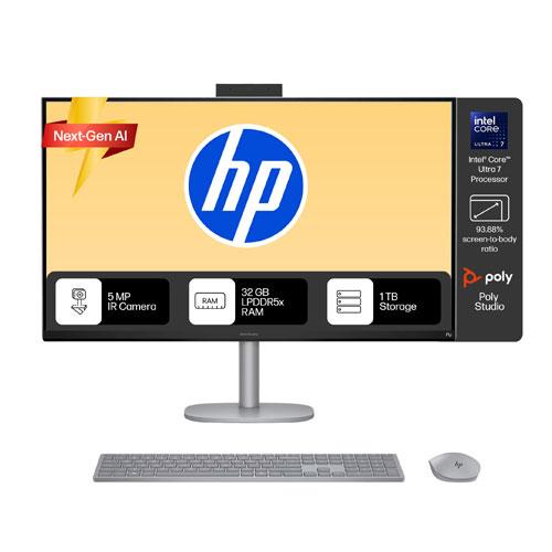 Hp OmniStudio X 32 c1574in Ultra 7 Processor AIO Desktop Price in chennai, tamilandu, Hyderabad, telangana