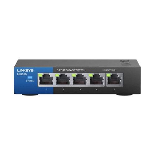 Linksys LGS105 5 Port Network Switch price in hyderabad, telangana, nellore, vizag, bangalore