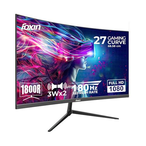 Foxin Phantom 27 Inch Curved Monitor Store in chennai, hyderabad Foxin Phantom 27 Inch Curved Monitor price in hyderabad, telangana, nellore, vizag, bangalore