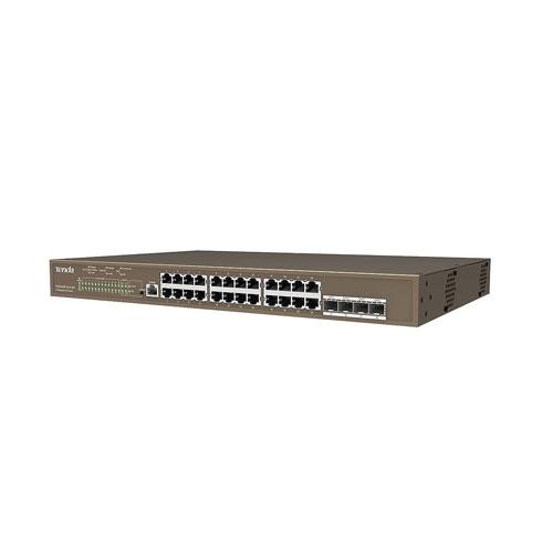 Tenda TEG5328XP 24 410W 28 Port L3 Managed Switch price in hyderabad, telangana, nellore, vizag, bangalore