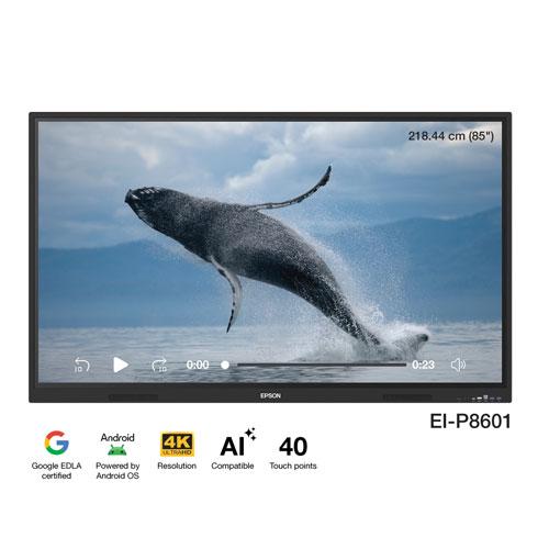 Epson EI P8601 PowerBoardPRO 218cm 4K Interactive Panel Display price in hyderabad, telangana, nellore, vizag, bangalore