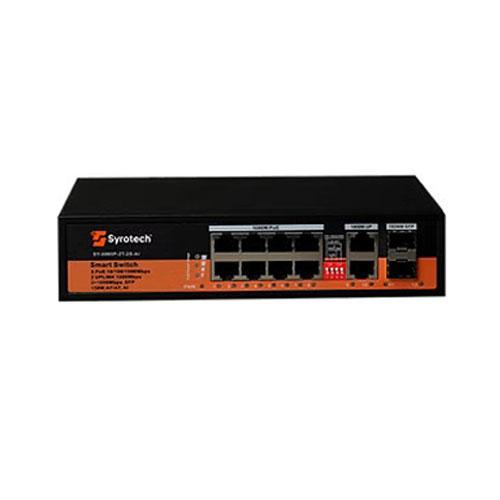 Syrotech SY 8000P 2T 2S AI Unmanaged PoE Switch price in hyderabad, telangana, nellore, vizag, bangalore